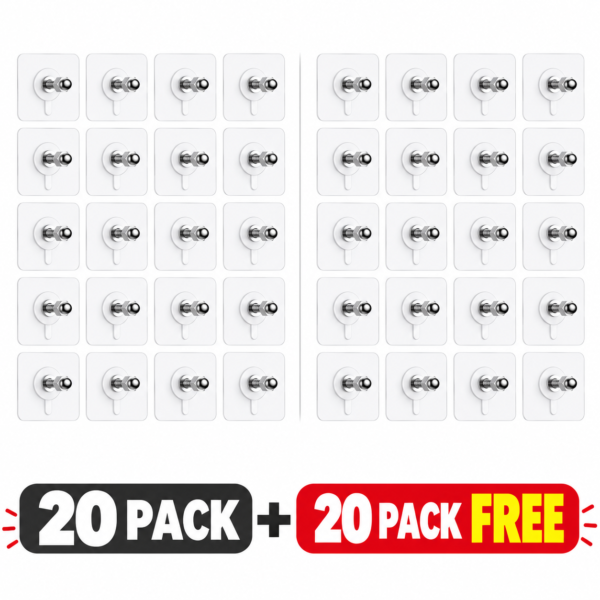 Frame Hooks Pack Of 20 + Pack Of 20 Free